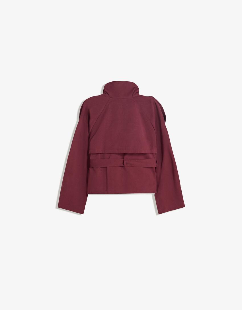 Alice | Double Breasted Cropped Trench Coat