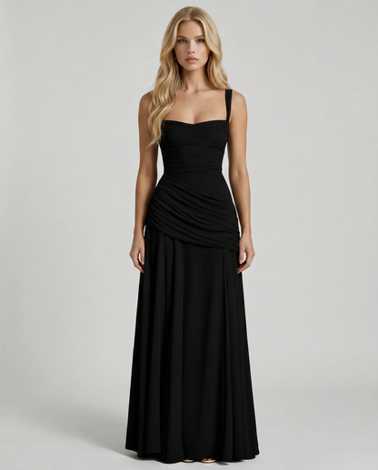 Amelia Ruched Maxi Dress