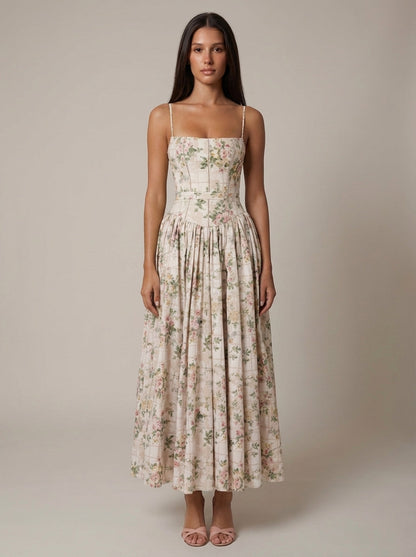 Cyske Floral Midi Dress