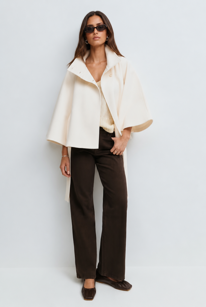 Ella | Belted Tailored Wool Coat