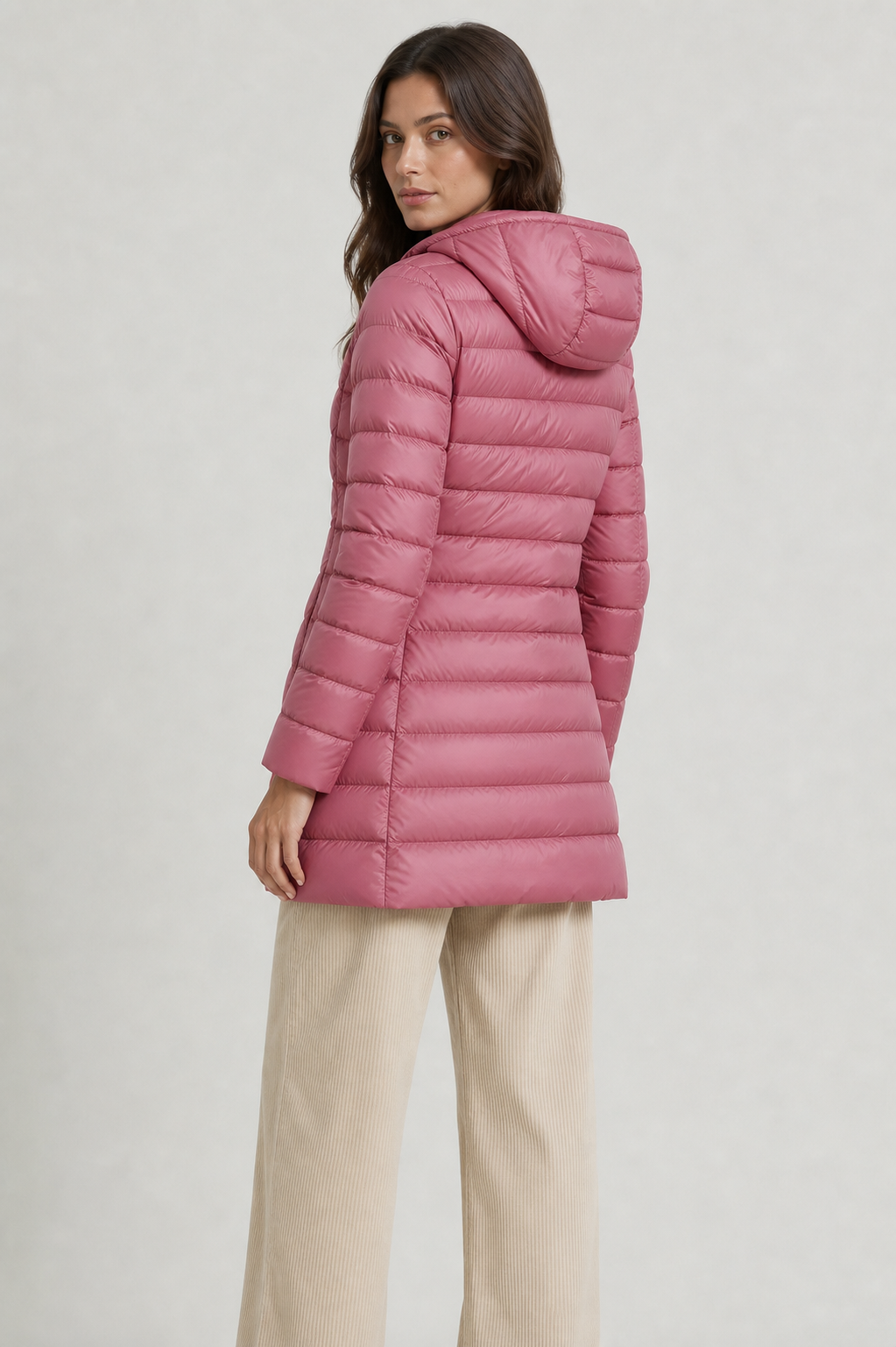 Francis | Hooded Quilted Longline Puffer Coat