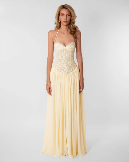 Isabella Lace Maxi Dress