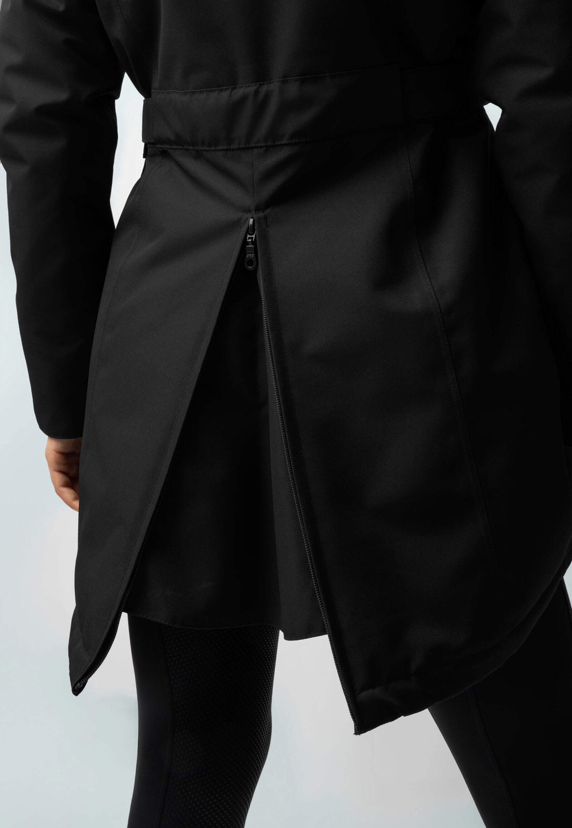 Phoebe | Hooded High Neck Utility Parka Coat